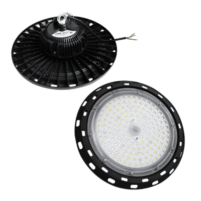 Luminario LED UFO High Bay / 100 W / 14,000 lm / Luz Fría 6500 K / IP66 / 85-265 V CA | SIERRA STORE