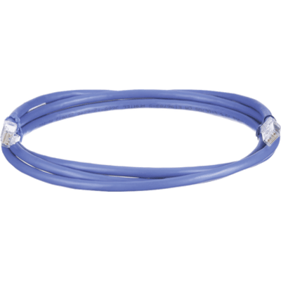 PANDUIT UTP6AX4BU - Cable de Parcheo UTP, Cat6A, 24 AWG, CM, Color Azul, 4 ft | SIERRA STORE