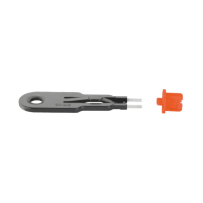 PANDUIT PSL-USBB - Kit de 10 Dispositivos para Bloquear Puertos USB Tipo B, Color Rojo, Incluye Llave de Extracción | SIERRA STORE