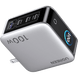 Cargador Rápido GaN / 4 Puertos / 100W / Pantalla TFT Inteligente / Enchufe Plegable / Tecnología AirPyra y GaNInfinity | SIERRA STORE