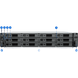 Deep Learning NVR 12 Bahías / AMD V1780B 3.35 GHz / 16 GB DDR4 / 100 Cámaras IP / 40 Tareas IA / 2x 10GbE / Rack 2U | SIERRA STORE