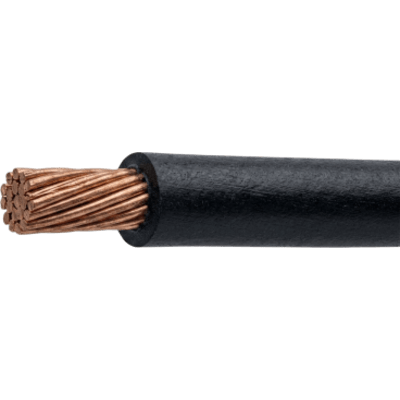 Cable THW-LS / Calibre 8 AWG / 19 Hilos / 90°C Seco / 75°C Húmedo / Bobina 100 m (328 ft) / Color Negro | SIERRA STORE