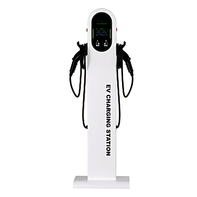 Estación de Carga EV / Tipo Pedestal / Doble Conector Tipo 1 / 48 A / 11.5 kW por Puerto / Pantalla LCD 4.3 in (10.9 cm) / RFID / IP54 | SIERRA STORE