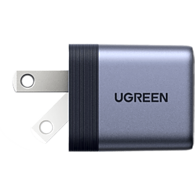 Cargador Rápido GaN de 45W / 1 Puerto USB-C / PD3.0-PPS-QC3.0 / Ultracompacto 36.1×30.7×30.7 mm (1.42×1.21×1.21 in) / Carcasa Ignífuga | SIERRA STORE