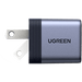 Cargador Rápido GaN de 45W / 1 Puerto USB-C / PD3.0-PPS-QC3.0 / Ultracompacto 36.1×30.7×30.7 mm (1.42×1.21×1.21 in) / Carcasa Ignífuga | SIERRA STORE