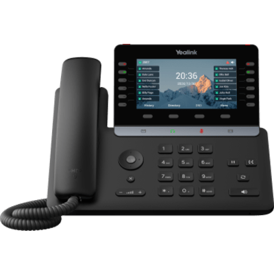 Teléfono IP Empresarial Yealink SIP-T85W Prime Business con Pantalla Ajustable de 5.5 Pulgadas, Audio HD Potenciado por IA y | SIERRA STORE