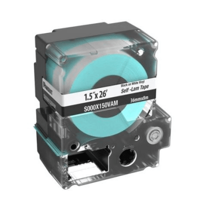 PANDUIT S000X150VAM - Casete de Etiquetas Autolaminadas / 25.4 mm (1 Pulgada) de Ancho / 7.9 m (26 Pies) de Largo / Para Cables Cat | SIERRA STORE