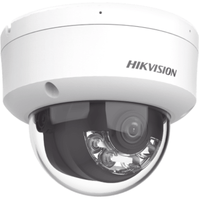 HIKVISION DS-2CD1123G3-LIUF - Cámara Domo IP / 2 Megapixel / Dual Light 30 m (98.4 ft) / Micrófono Integrado / IK08 / IP67 / PoE / | SIERRA STORE