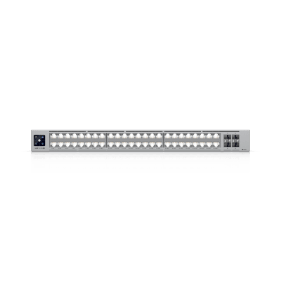 UniFi Switch USW-Pro-XG-48-PoE / Capa 3 / 48 puertos PoE+++ (32 × 10 GbE, 16 × 2,5 GbE) + 4 puertos SFP28 25 G / 1080 W Po...