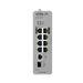Switch Industrial PoE / 8 Puertos Gigabit PoE / 270W Budget / Uplink SFP / DIN-Rail / -30°C a 65°C / Fanless | SIERRA STORE