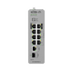 Switch Industrial PoE / 8 Puertos Gigabit PoE / 270W Budget / Uplink SFP / DIN-Rail / -30°C a 65°C / Fanless | SIERRA STORE
