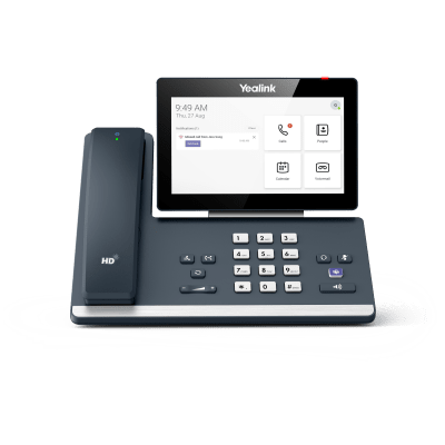 Teléfono IP Empresarial / Pantalla Táctil 7 Pulgadas / Bluetooth 5.2 / Wi-Fi Dual Band / PoE / Microsoft Teams Nativo | SIERRA STORE