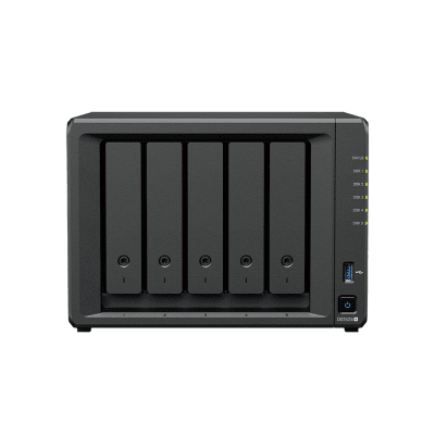 NAS DiskStation DS1525+ | 5 Bahías | Expansión hasta 15 Bahías | 2 Puertos 2.5GbE | Soporte 10GbE | Almacenamiento en Cach...