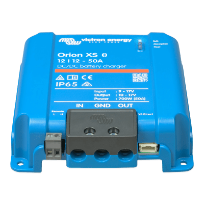 Orion XS 12/12-50 A / Cargador de Baterías CC-CC / 50 A 12 V / IP65 / Compatibilidad Alternador Inteligente / Para Bancos ...