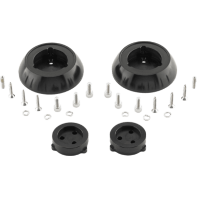 Accesorio de Montaje para Sistema Cerrado VeX / Montaje en Superficie / Aluminio Anodizado Negro / Base Giratoria 360° / Tornillo de | SIERRA STORE