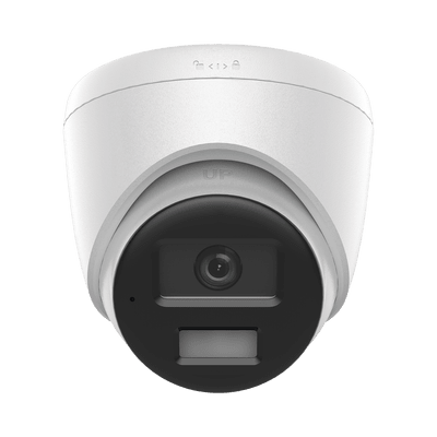 [Dual Light] Turret IP 4 Megapixel  / Lente 2.8 mm / 20 mts IR + 20 mts Luz Blanca / Micrófono Integrado / ACUSENSE Lite /...