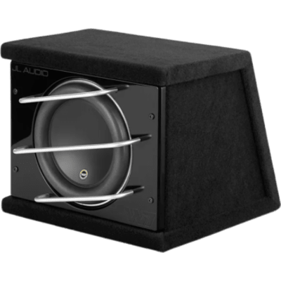 Subwoofer con Carcasa para Coche / 10″ / 750 W RMS / Impedancia 3 Ω / Carcasa Sellada Orientada hacia Atrás / Rejillas con Barras de | SIERRA STORE