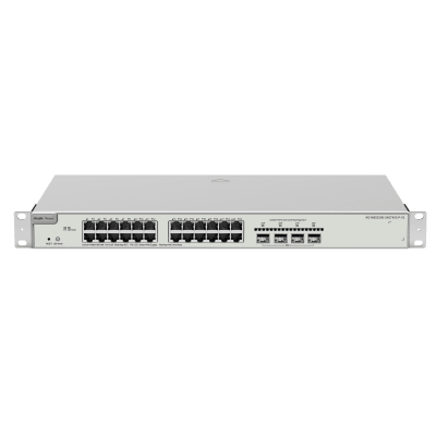 Switch Administrable PoE Capa 2+ Plus, con 24 puertos Gigabit PoE 802.3af/at + 4 SFP+ para fibra 10Gb, gestión gratuita de...