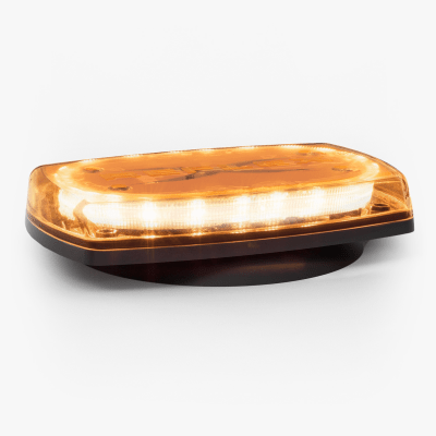 Minibar LED para Techo / 24 LEDs Ámbar / 10" / 360° Visibilidad / 12-24 VDC / Base Magnética / SAE J845 Clase I | SIERRA STORE