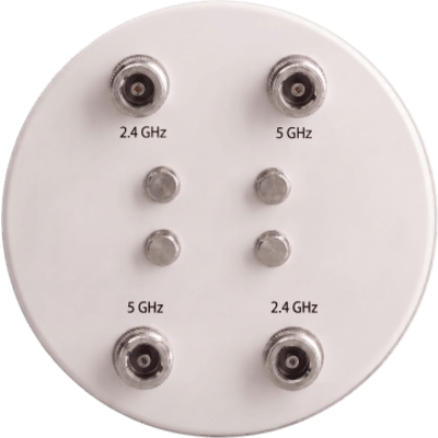 Antena Omnidireccional Doble Banda 8 dBi / Conector 4 x N Hembra / Frecuencia 2400-2500 MHz y 5150-5850 MHz / Polarización Vertical / | SIERRA STORE
