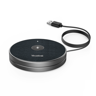Micrófono Inalámbrico de Mesa / Captación 360° / Alcance 6 m (19.7 ft) / Arreglo de 3 Micrófonos / Wi-Fi Cifrado / Base de Carga | SIERRA STORE