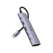 Hub USB-C 6 en 1 / HDMI 4K@60Hz / 2x USB-A 3.2 Gen 2 (10 Gbps) / 2x USB-C 3.2 (10 Gbps) / PD 100W / Compatibilidad Univers...
