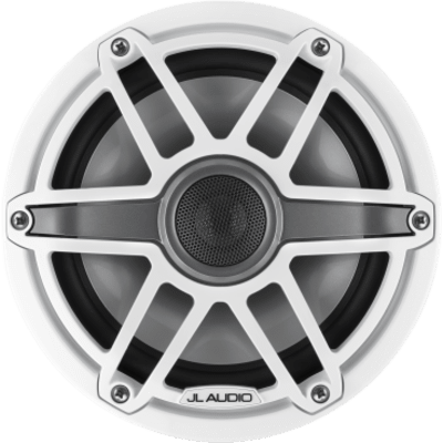 Bocina Náutica JL Audio M6 7.7" / Coaxial / 100 W RMS / 91 dB / 45 Hz-25 kHz / 4 Ω / LED Transflective™ / Rejilla Deportiva Blanca | SIERRA STORE