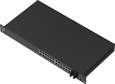 Switch Industrial Administrado L2+, 24 Puertos Gigabit Ethernet, 4 Puertos SFP, Ancho de Banda 56 Gbps, IP30, Rack Mount, ...