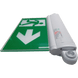 Letrero de Salida con Luz de Emergencia / Borde Iluminado con LEDs Blancos / Pictograma Intercambiable / Montaje Pared-Techo-Lateral / | SIERRA STORE