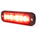 Lux Auxiliar de 12 LED, Rojo/Blanco, Lente Transaprente, Bisel Negro | SIERRA STORE