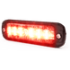 Lux Auxiliar de 12 LED, Rojo/Blanco, Lente Transaprente, Bisel Negro | SIERRA STORE