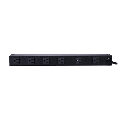 PDU Básico Para Distribución de Energía con Supresor de Picos, Con 12 Tomas NEMA 5-15R Traseras, 1UR, 15 Amp, 120 Vca, 180...