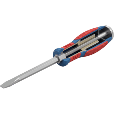 Destornillador plano de paso 6 × 100 mm con Estructura de Golpe Continuo | SIERRA STORE