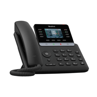 Teléfono IP Empresarial / 12 Líneas SIP / Pantalla Color 2.8" / Audio HD / PoE / USB 2.0 | SIERRA STORE