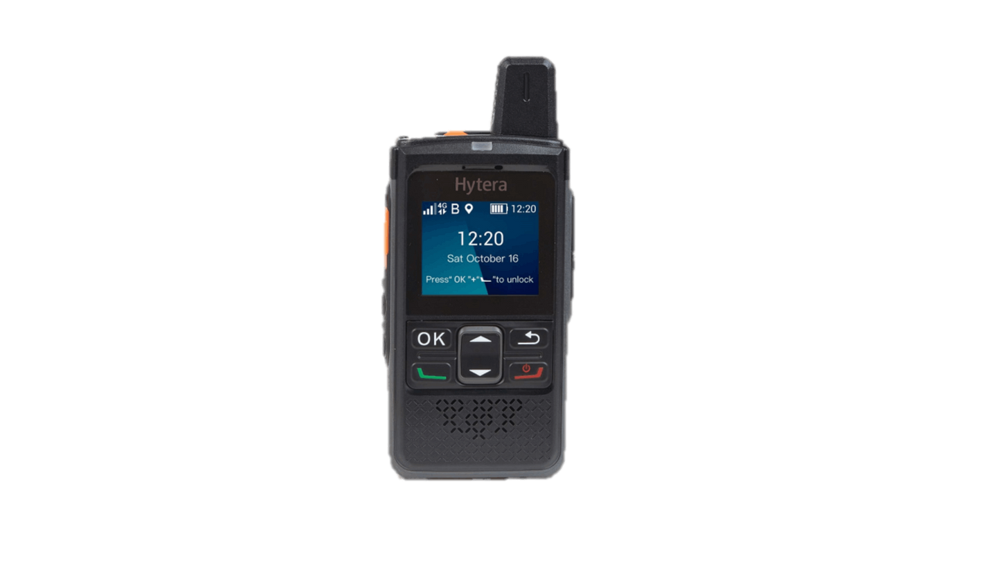 Radio Hytera PNC360S PoC 4G LTE con Cobertura Nacional, WiFi y Bluetooth