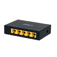 DAHUA DH-PFS3005-5GT - SWITCH/ PFS3005-5GT- GIGABIT DE 5 PUERTOS NO ADMINISTRABLE/ CAPA 2/ 10/100/1000 BASE-T/ CARCASA METALICA/ SWITCHING 10G