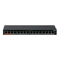 DAHUA DH-PFS3016-16GT-190 - SWITCH POE/ 16 PTO POE GIGABIT/ 190 WATTS TOTALES/ LOS 2 PTO NARANJAS SOPORTAN HI-POE ESTANDAR