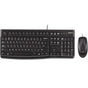 TECLADO Y MOUSE LOGITECH MK120 ALAMBRICO USB (ESPAÑOL) NEGRO | SIERRA STORE