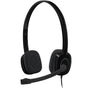 AUDIFONOS DIADEMA LOGITECH H151 CONTROL DE VOLUMEN JACK 3.5MM NEGRO | SIERRA ...