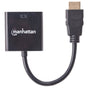 CONVERTIDOR,MANHATTAN,151467, VIDEO HDMI A SVGA, BOLSA | SIERRA STORE