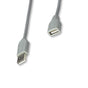 CABLE USB,MANHATTAN,165211, EXTENSION 1.8M, GRIS | SIERRA STORE