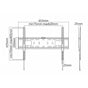 SOPORTE TV,MANHATTAN,461986, P/PARED 50KG, 37 A 70 FIJO | SIERRA STORE