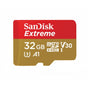 MEMORIA SANDISK MICRO SDHC 32GB EXTREME 100MB/S 4K CLASE 10 A1 V30 C/ADAPTADO...