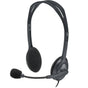 AUDIFONOS DIADEMA LOGITECH H111 JACK 3.5 MM GRIS | SIERRA STORE