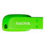 MEMORIA SANDISK 16GB USB 2.0 CRUZER BLADE Z50 ELECTRIC GREEN SDCZ50C-016G-B35...