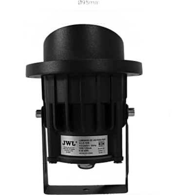 Luminario LED Tipo Estaca / COB / 12W / 110-240V~ 60Hz / IP65 / 2700 K Luz Cálida / Ángulo de Luz 36° / Cabeza Ajustable 45° a 85° / | SIERRA STORE