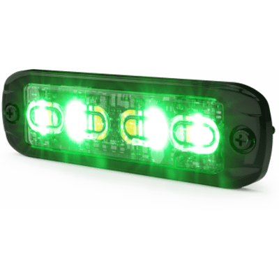 Luz Auxiliar de 16 LED, Rojo/Verde/Ambar/Blanco, Lente Transparente | SIERRA STORE