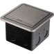 Caja de Piso IP44 con GFCI / 20 A / 2500 W / AUTOTEST / Acero Inoxidable / Push to Open / Protección Aguas Abajo / Seguridad TR / Uso | SIERRA STORE