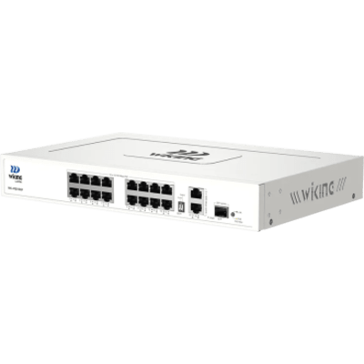 Switch PoE No Administrable / 16 Puertos 10/100 Mbps / 2 Uplink Gigabit / 1 SFP 1000 Mbps / Hi-PoE 60W / Presupuesto 180W / Gestión | SIERRA STORE