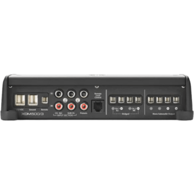 Amplificador Náutico y para Automóvil / 3 Canales (500 W) / Clase D / Principal 75 W x 2 + Subwoofer 180 W x 1 a 4 Ω / 100 W x 2 + 300 | SIERRA STORE